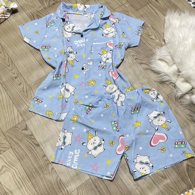 pizama lụa, phom 55kg.