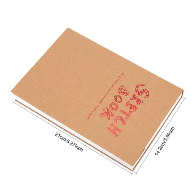 [ Rẻ Nhất] Sổ vẽ Sketch Book - sổ vẽ Chì khâu gáy - Drawing book