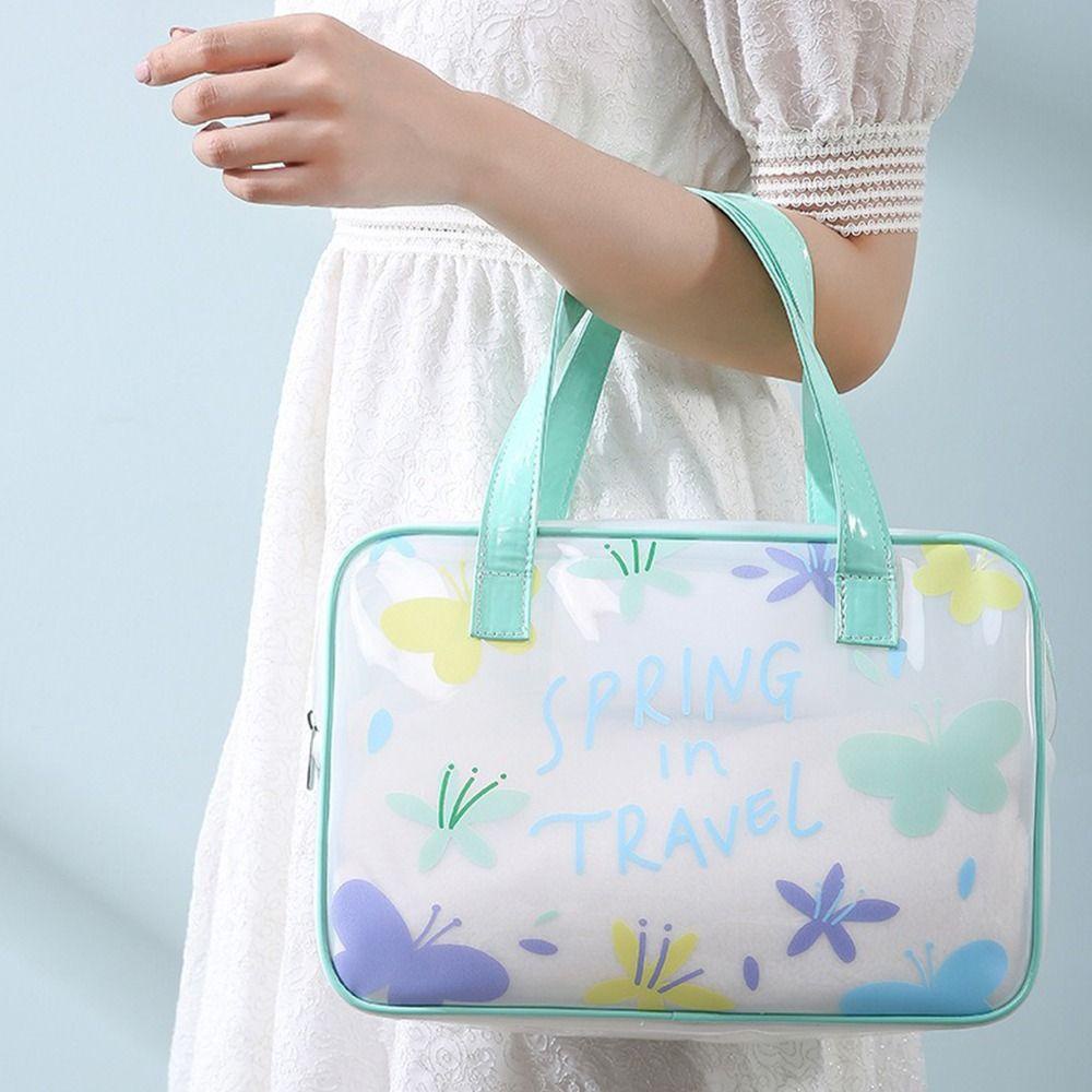 EBINLANDS Túi Đựng Đồ Trang Điểm Trong Mờ Chống Thấm Nước