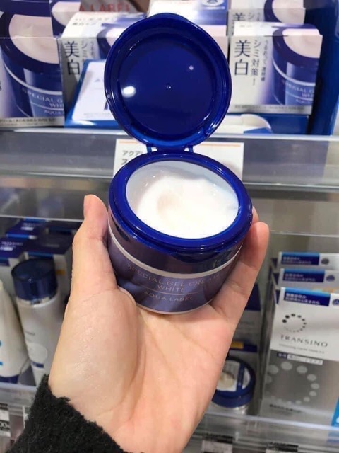 Kem dưỡng da Shiseido Aqualabel xanh 5 trong 1 Special Gel Cream Oil (Moist)