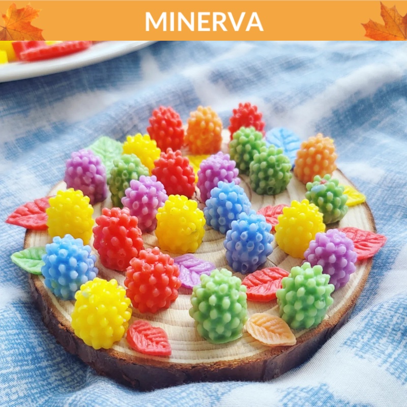 20 viên toping nhiều mẫu nguyên liệu trang trí nến thơm , Charm sáp nến handmade trang trí tự làm tại nhà