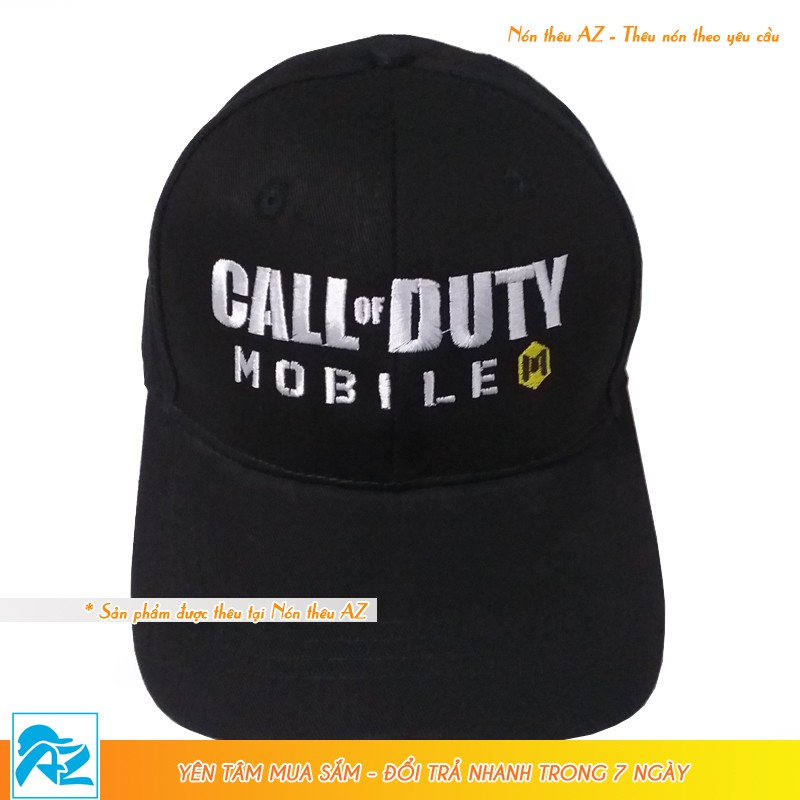 Nón kết nam nữ cao cấp thêu logo Game Call of Duty - Mũ lưỡi trai MT536