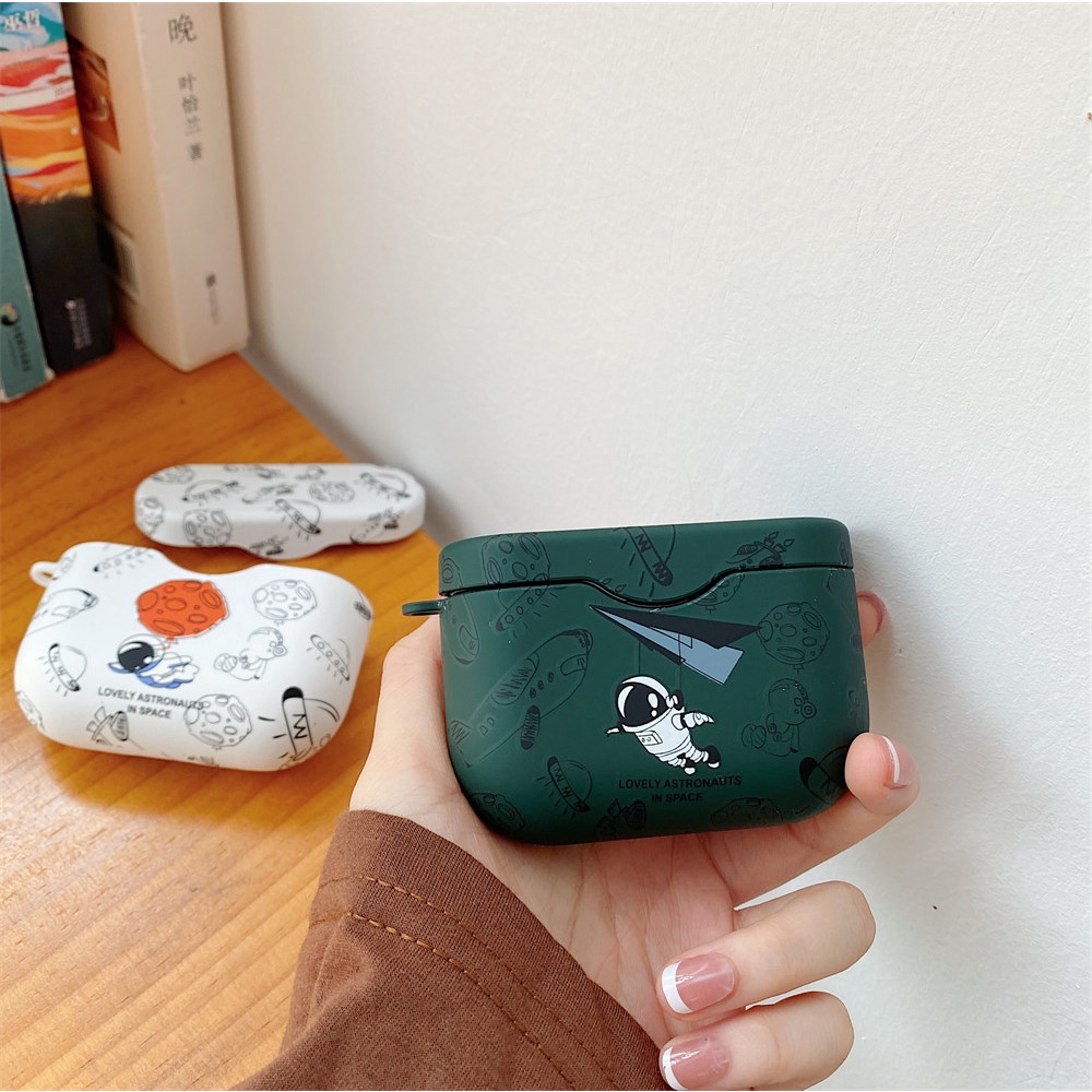 Vỏ bảo vệ hộp sạc tai nghe Bluetooth bằng PC cứng hình phi hành gia/chú gấu xinh xắn cho Sony WF-1000XM4/WF-1000XM3