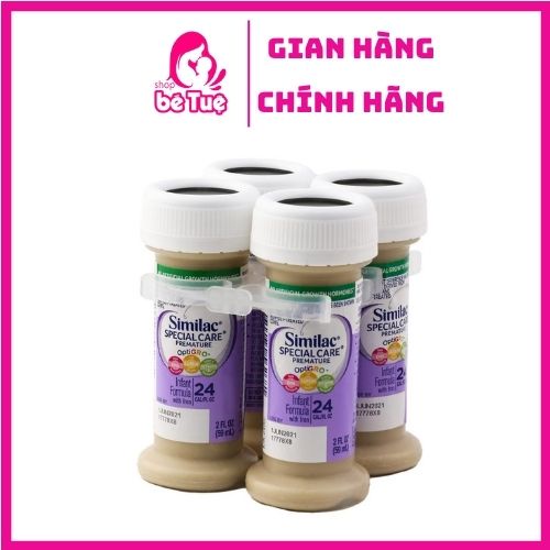 Sữa Similac Special Care 24 kcal Tăng Cường Lutein Vitamin E DHA & AA - Dành Cho Trẻ Sơ Sinh Sinh Non Nhẹ Cân 59ml