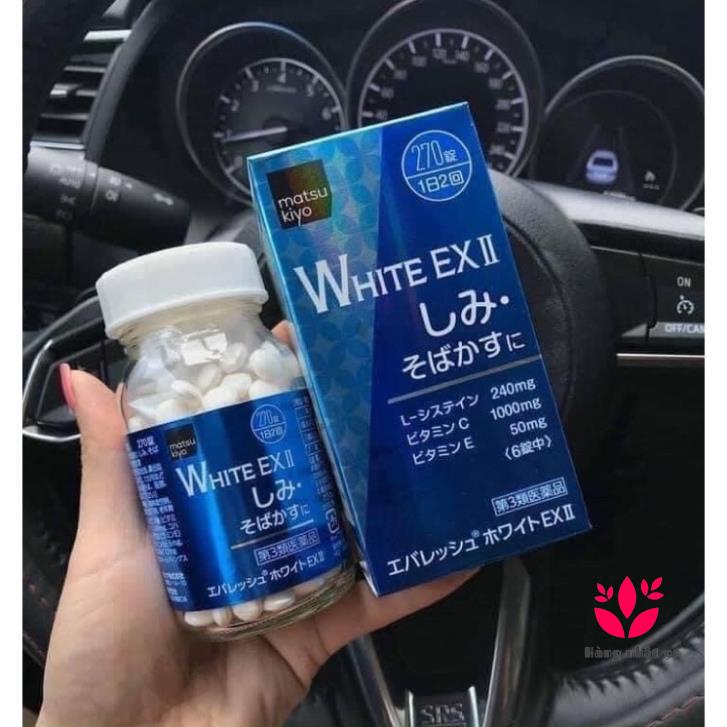 Viên uống Skin White EX ll 270 viên trắng da, mờ thâm nám Nhật Bản   Nhật Bản