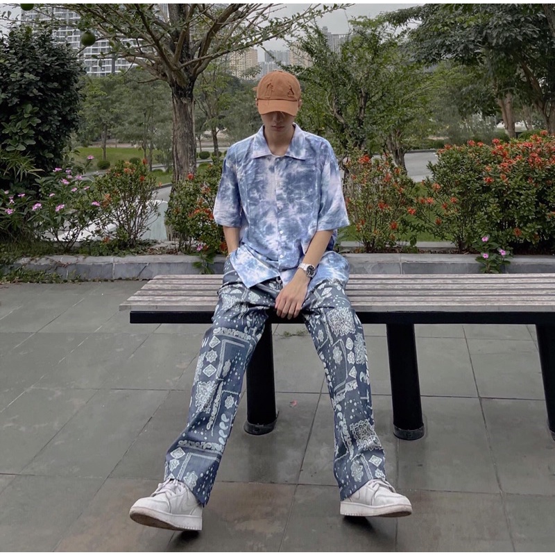 Quần Kaki Baggy HipHop nam nữ Unisex hoạ tiết BANADA Localbrand