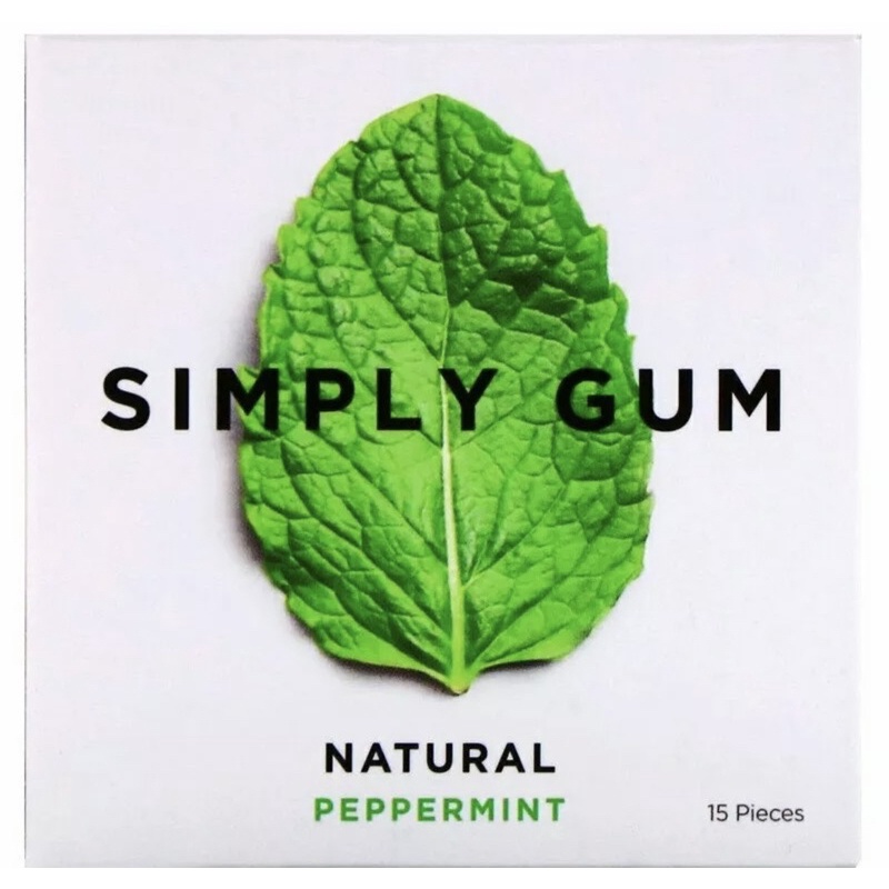 1-Kẹo Simply Gum Chewing Cleanse Grapefruit -Mỹ