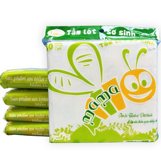 [Combo 5 gói] Tấm lót Xu Sơ Sinh Cao Cấp Mama 30 tờ/túi
