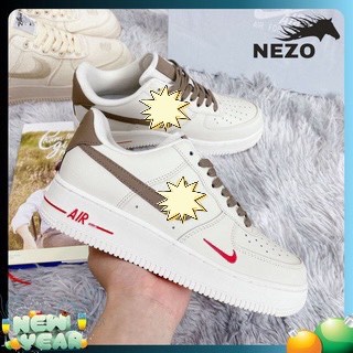 Giày AF vệt nâu, air force 1 bản đủ size nam nữ Full box bill