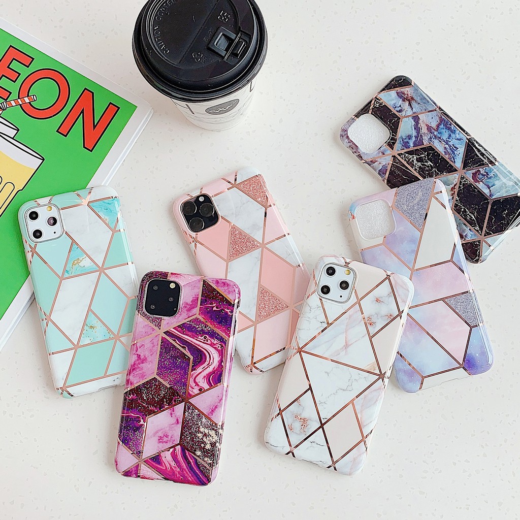 Ốp lưng Vỏ đá cẩm thạch iphone 11 Pro max 6s 6 7 8 plus X XR XS Max TPU mềm cover
