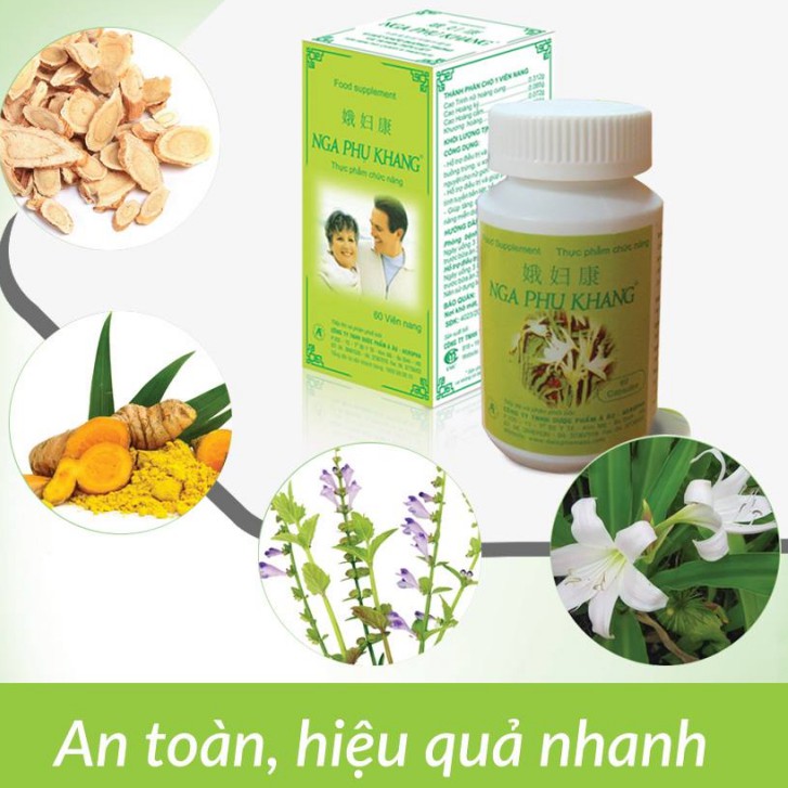 NGA PHỤ KHANG – HỖ TRỢ GIẢM KÍCH THƯỚC CỦA U NANG BUỒNG TRỨNG U XƠ TỬ CUNG VÀ U XƠ TUYẾN TIỀN LIỆT