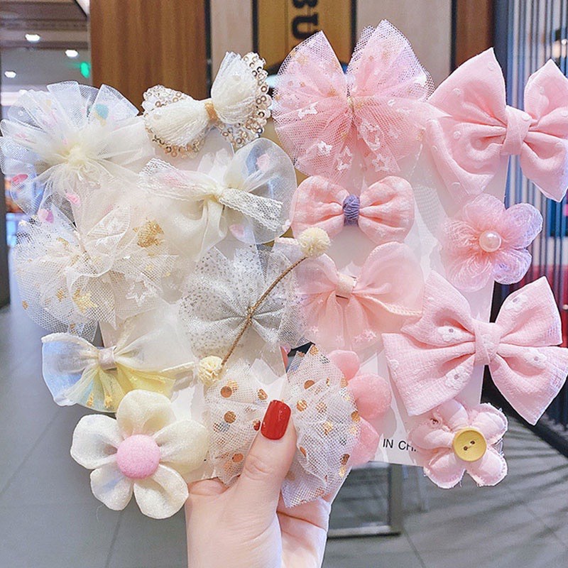 [TP.HCM] Set kẹp tóc 8-24 chi tiết cực kỳ dễ thương cho bé gái