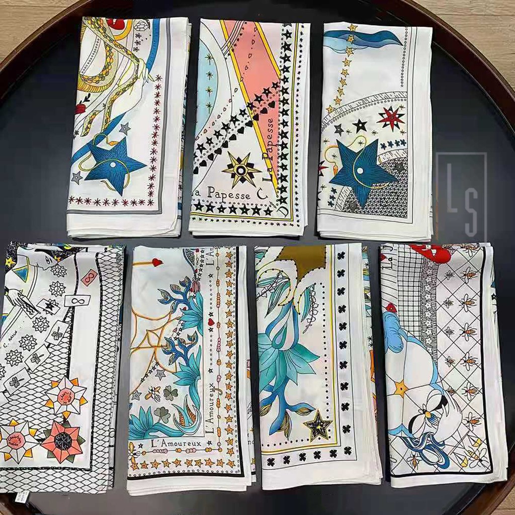 Khăn Bandana Bài Tarot - Khăn Tarot Di Or Lụa Cao Cấp Bản Vuông