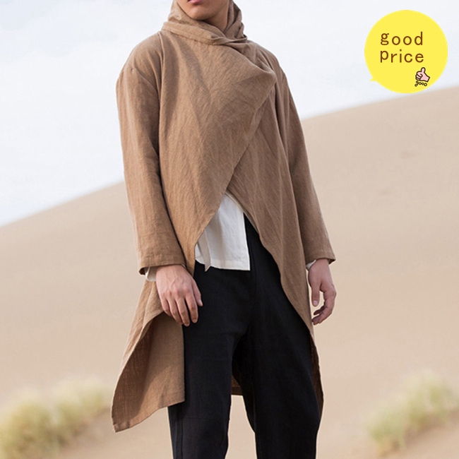 Áo Khoác Cardigan Tay Dài Dáng Rộng Cho Nam