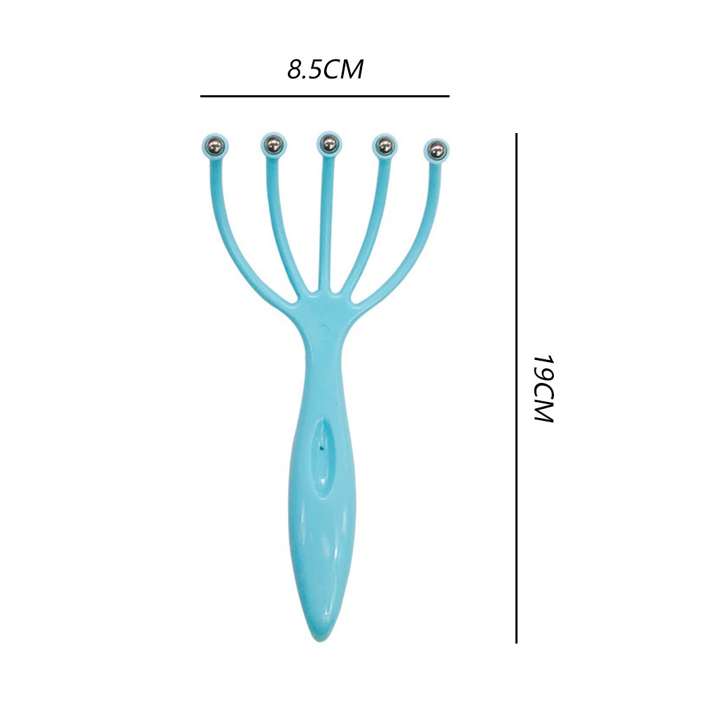 Dụng cụ mát xa da đầu hình dạng 5 ngón tay tiện dụng