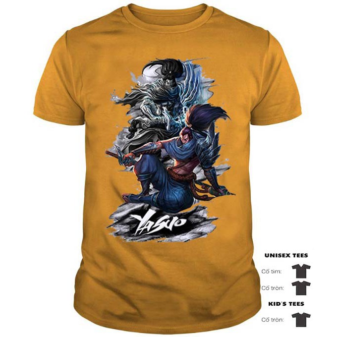 Áo Thun YASUO, Áo Thun Liên Minh Huyền Thoại YASUO Cơ Bản Cao Cấp - LOL T-SHIRT
