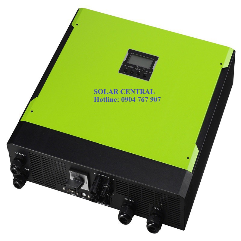 Biến tần năng lượng mặt trời hòa lưới có lưu trữ InfiniSolar E 5.5kW (48VDC, 6500W MPPT SCC)