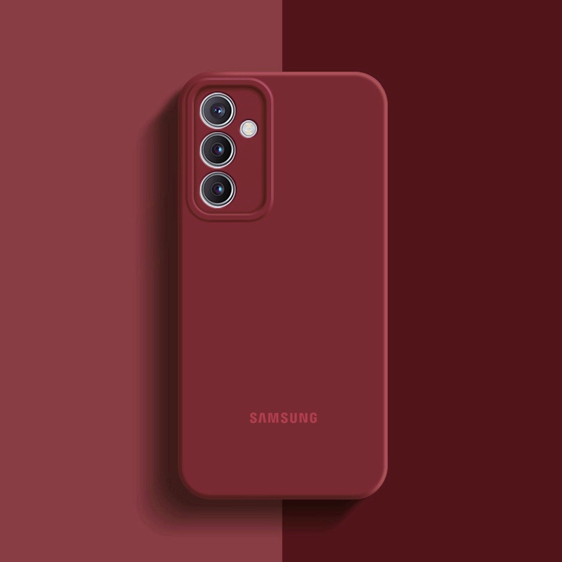 Ốp Điện Thoại Silicon Dẻo Màu Trơn Thời Trang Chống Sốc Cho Samsung Galaxy M23 M13 M33 M53 M52 M31 M21 M30S F23 M14 5G 4G