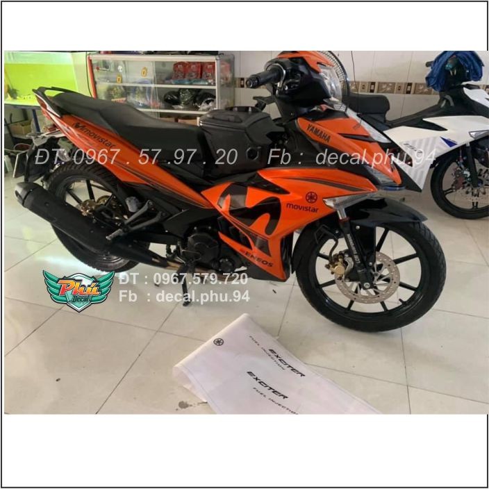 Tem Exciter 150 Movistar Cam đen (B)
