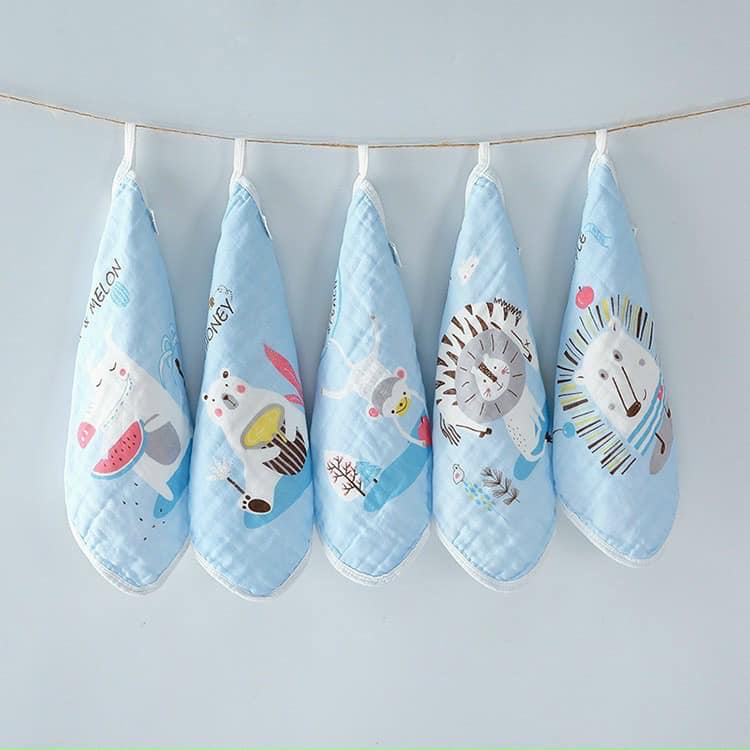 Khăn sữa goodmama(Lelekids loại đẹp ) (1 gói = 5 chiếc), Khăn sữa nhật cho bé