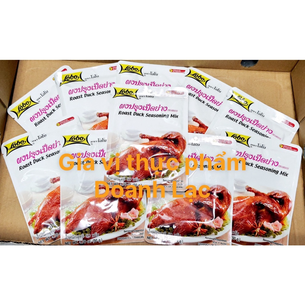 Gói Gia vị Vịt Quay 50gr. Roast Duck Seasoning Mix. Làm vịt quay, bồ câu quay, chim cút quay 💯NK chính hãng