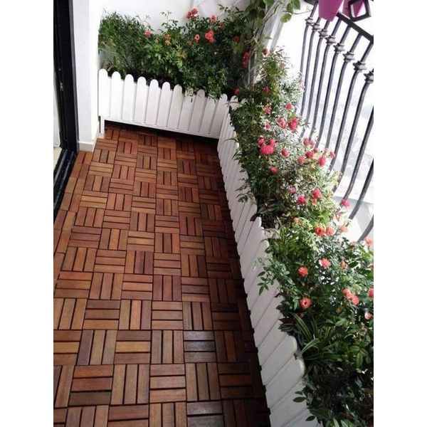 Chậu trồng cây gỗ nhựa composite 90*25*25cm