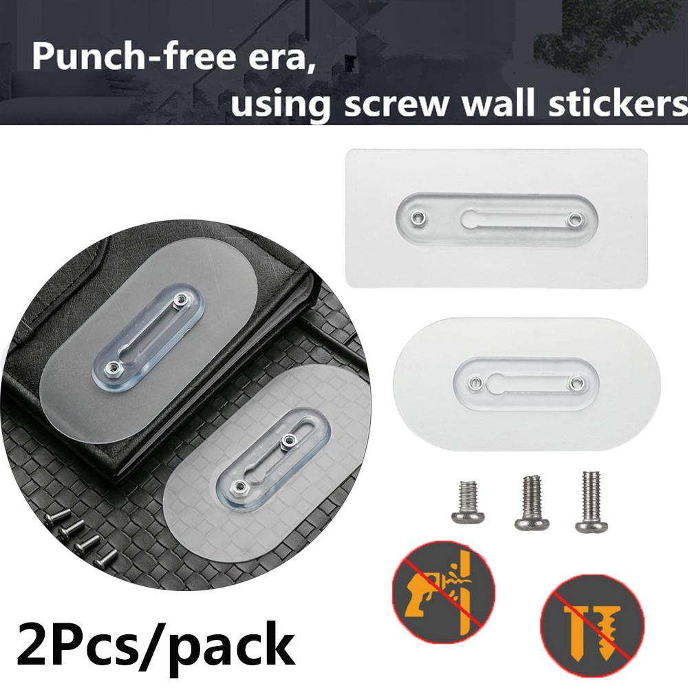 Set 2 Móc Treo Đồ Dán Tường Đa Năng Không Để Lại Dấu Vết