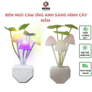 Đèn ngủ cảm ứng hình cây nấm tự đổi màu