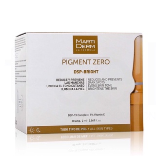 Ampoule làm sáng da, mờ thâm, nám tàn nhang martiderm pigment zero dsp bright ampoule 30 ống 60ml