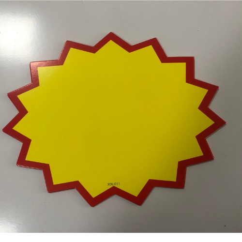 Giấy Sale Size L - 5 tờ, Giấy ghi giá sản phẩm, bảng ghi giảm giá sản phẩm