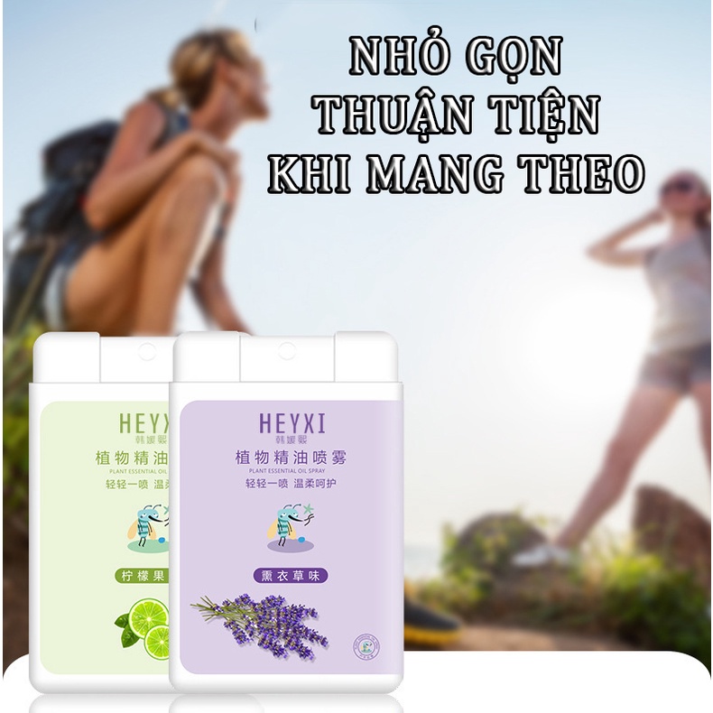 Xịt chống muỗi đuổi muỗi cho trẻ em và người lớn tinh chất thiên nhiên  HEYXI Nội địa trung HXVS002