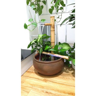 Thác nước phong thủy bằng tre-06-07