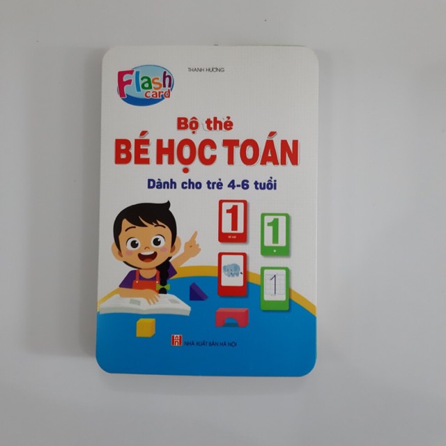 Bộ Thẻ Học Toán - Tiếng Việt Cho Bé nhận biết số và chữ cái