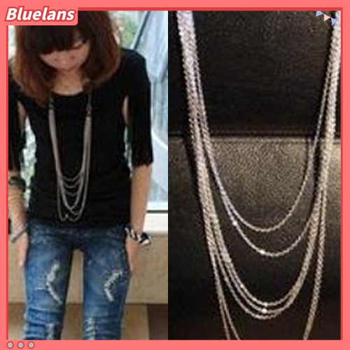 Dây chuyền dáng dài nhiều tầng phong cách cổ điển dành cho nữ