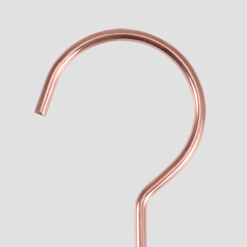 Bộ 10 Móc Treo Cà Vạt / Khăn Choàng Hình Tròn Bằng Sắt Chống Trượt Giá Đỡ