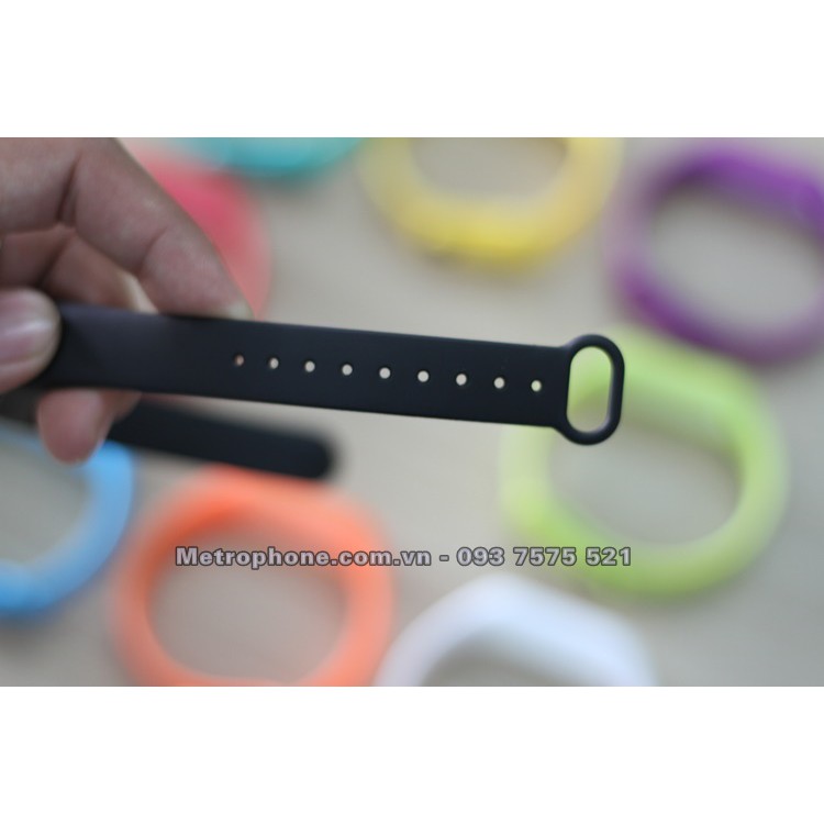 DÂY ĐEO XIAOMI MI BAND 2 ( DÂY ĐEO NHỰA MÀU SẮC )