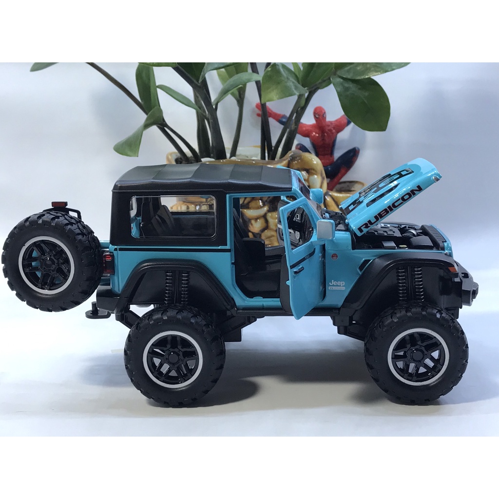 Mô hình xe ô tô Jeep Wrangler Rubicon 2 cửa tỷ lệ 1:20