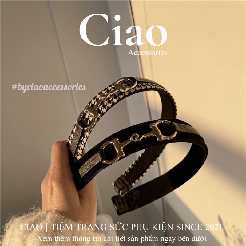 [HOẢ TỐC 1H] Băng đô/ Cài tóc thiết kế phong cách trendy mã 10 cá tính Ciao accessories