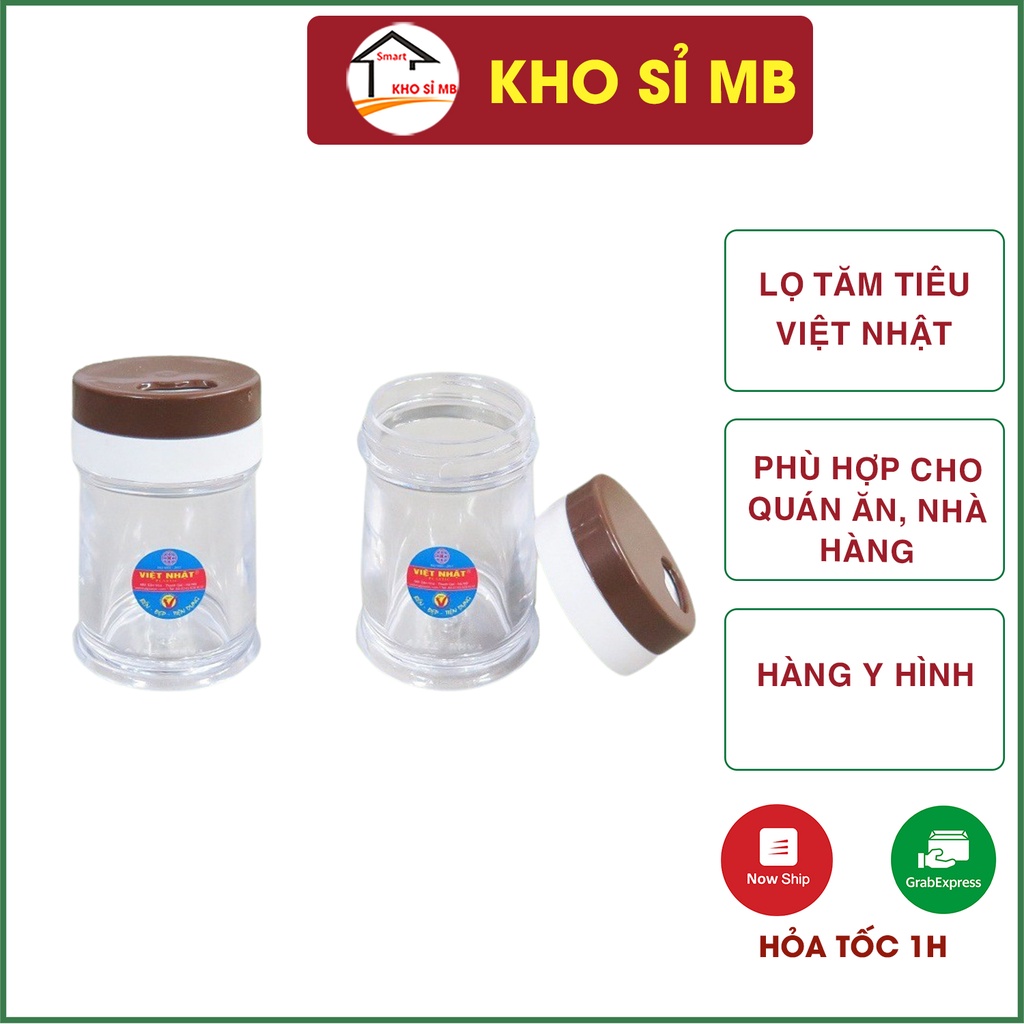 lọ đựng gia vị tiêu, hũ đựng tăm tiêu Việt Nhât kho sỉ mb