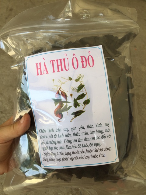 Hà thủ ô chế đỗ đen (bổ máu, đen tóc)