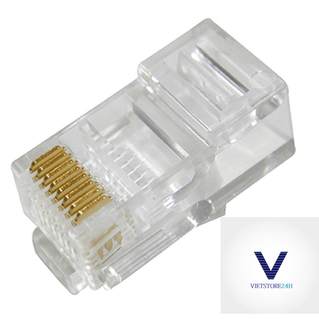 Đầu Mạng Rj45 Vp-Link Cat6e Xuyên Thấu