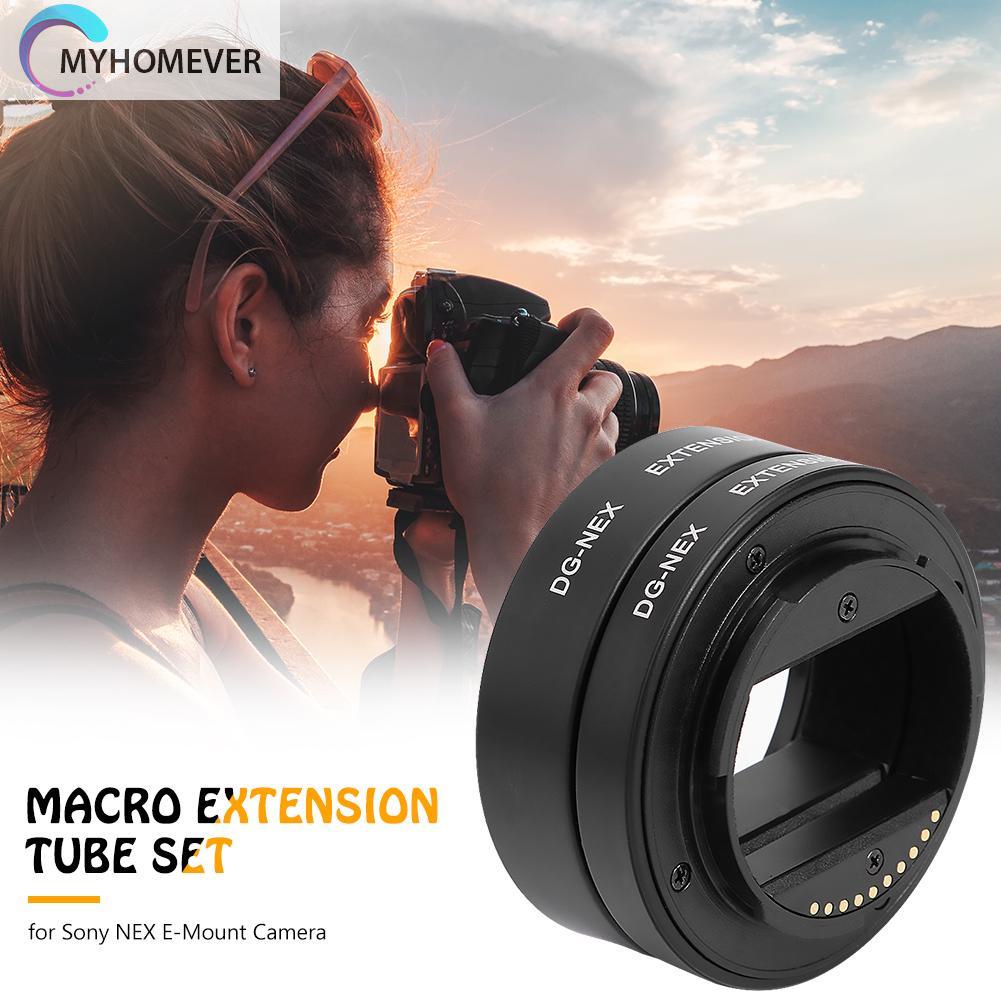 Set ống kính mở rộng Macro AF 10mm 16mm cho camera Sony Nex E-Mount