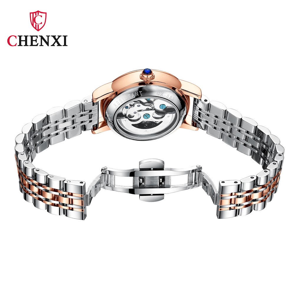 Đồng Hồ Cơ Chexi Chống Thấm Nước Phát Quang Dành Cho Nữ