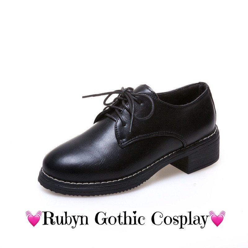 [Sẵn] 🔥 Giày Oxford đơn giản cosplay phong cách học sinh nhật bản ( NHÁM và BÓNG ) Size 35 - 40 | BigBuy360 - bigbuy360.vn