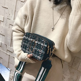 Túi hộp Tweed phong cách Hàn Quốc