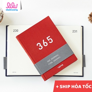 Sổ tay ghi chép kế hoạch B6 bìa vải form cứng 365 ngày