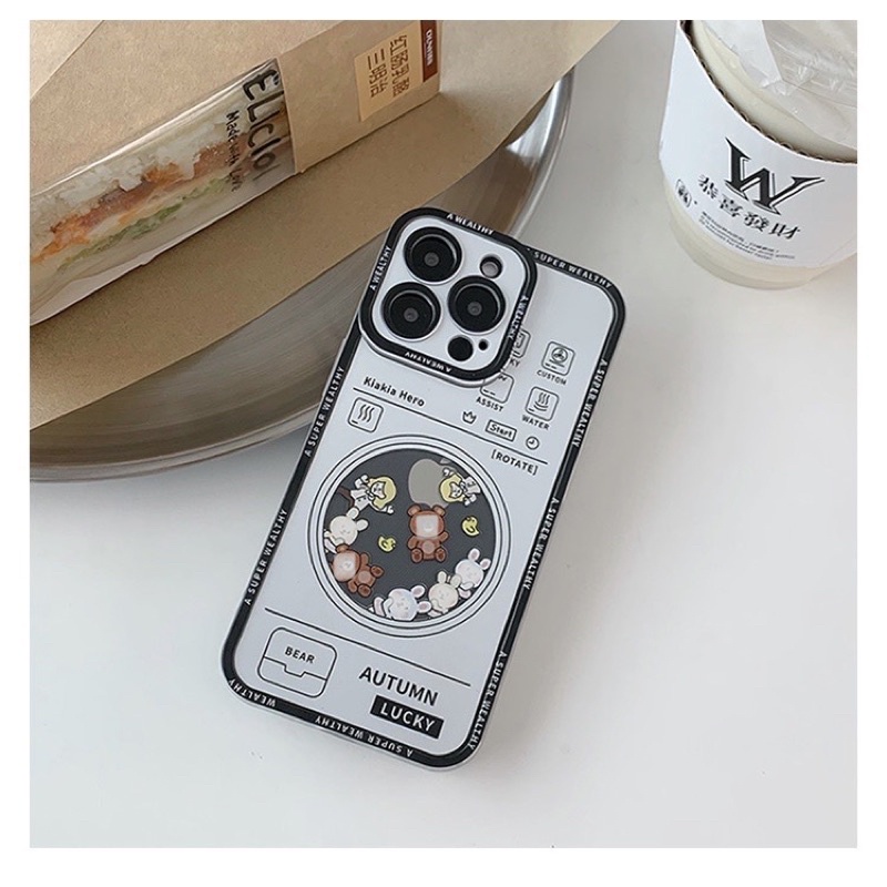 𝐂𝐨́ 𝐬𝐚̆̃𝐧 𝐜𝐡𝐨 𝐢𝐏𝐡𝐨𝐧𝐞 𝟏𝟑 Ốp hình máy gắp thú cạnh vuông chắc tay cho iphone