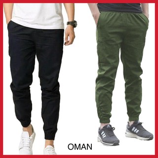 Quần Jogger kaki, quần dài trơn ống bo - OMAN QJ010