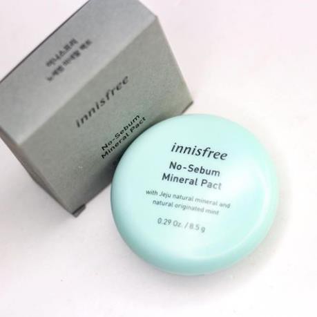 [Hàng Auth Hàn Quốc] Phấn Phủ Nén Kiềm Dầu Innisfree No Sebum Mineral Pact Hàn Quốc 8.5g [Cam Kết Chính Hãng Hàn Quốc] | BigBuy360 - bigbuy360.vn