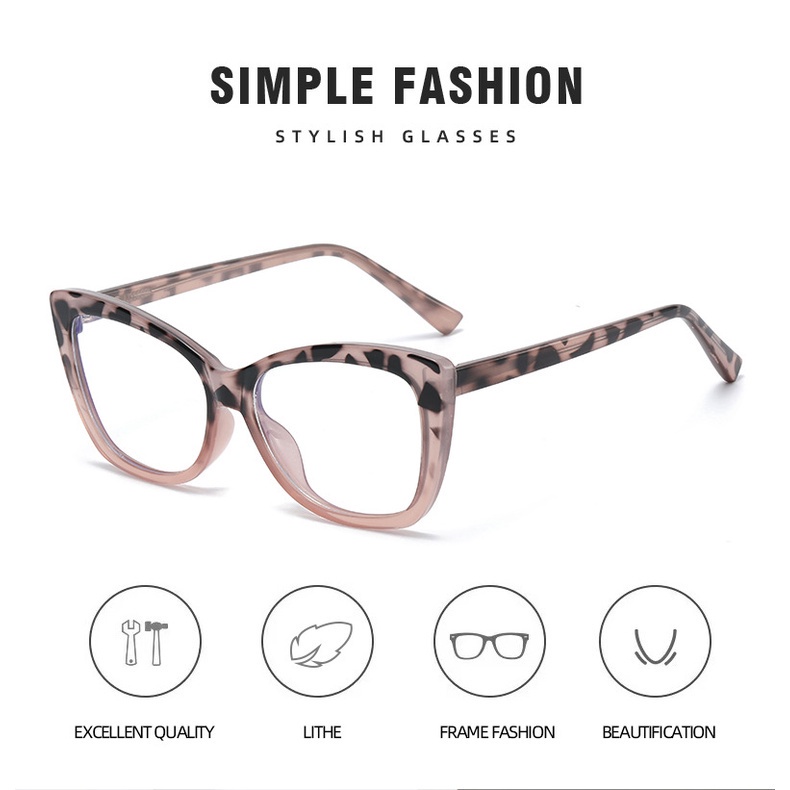 Kính Mát Gọng Kim Loại Chống Tia Bức Xạ Thời Trang